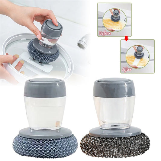 Self-cleaning kitchen sponge