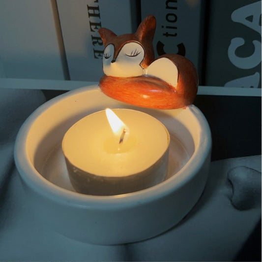 Cat candle holder