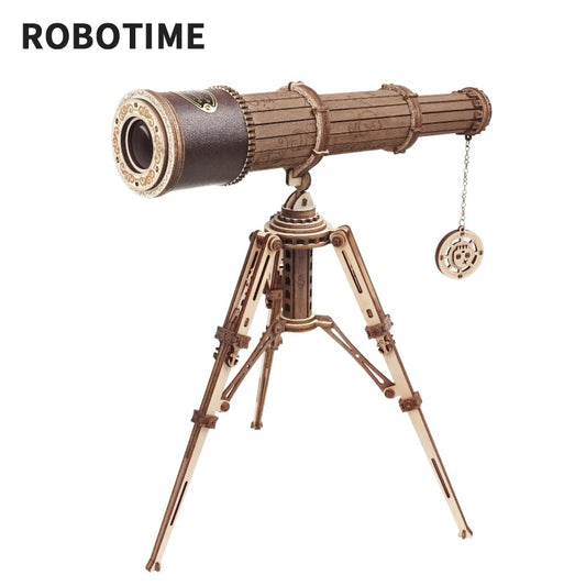 3D wooden puzzle - telescope